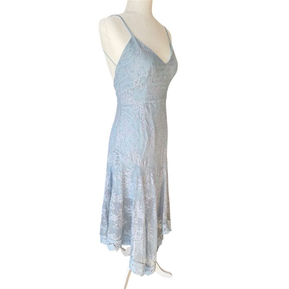 La Maison Talulah Whirlwind Lace Asymmetrical Midi Dress Size Small Prom Formal - Picture 10 of 15